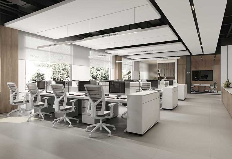 475平米中牟企業(yè)辦公室設(shè)計效果圖